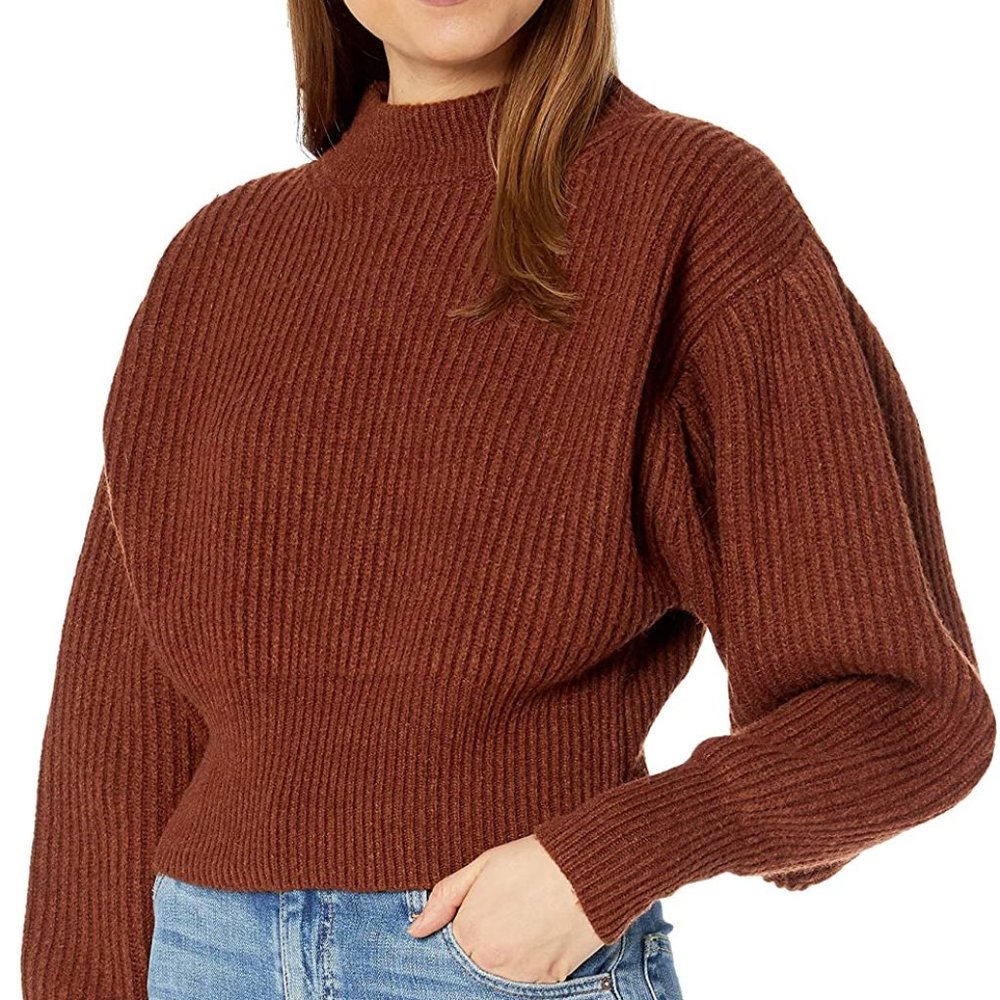 ASTR REGIS MOCK NECK SWEATER
